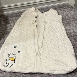 Disney Winnie the Pooh Cream Baby Sleep Sack Quilted Organic cotton